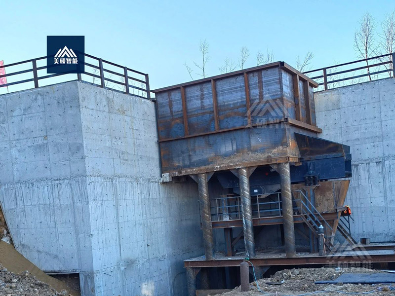 【凜冬將至 】美碩賦能吉林城建砂石骨料深加工項目落地現(xiàn)場熱火朝天